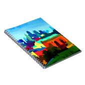 Kansas City Missouri Skyline van Jon Baran Notitieboek (Rechterzijde)