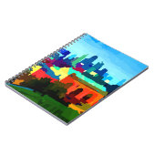 Kansas City Missouri Skyline van Jon Baran Notitieboek (Linkerzijde)