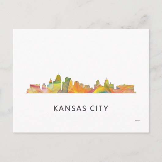 KANSAS CITY, MISSOURI SKYLINE WB1 - BRIEFKAART (Voorkant)