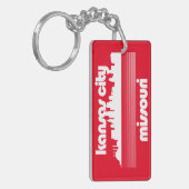 Kansas City Missouri Sleutelhanger (Voorkant Links)