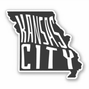 Kansas City, Missouri State Outline - Verenigde St Sticker
