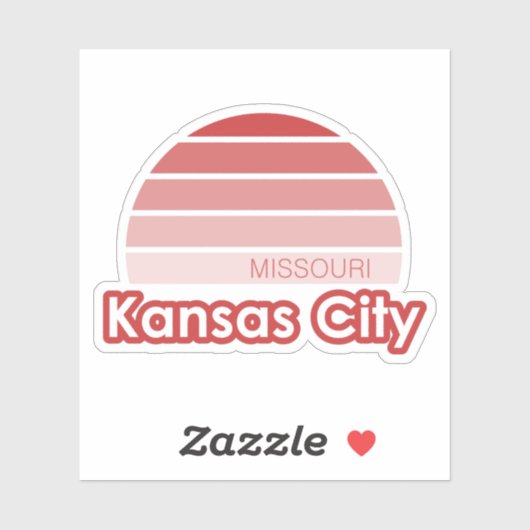 Kansas City Missouri Sticker (Vel)