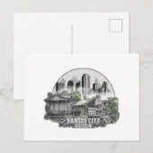 Kansas City Missouri Verenigde Staten Briefkaart (Voorkant / Achterkant)