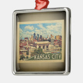 Kansas City Missouri Vintage Travel Ornament (Links)