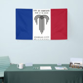 Kansas City Missouri vlag Verenigde Staten Spandoek (Beurs)