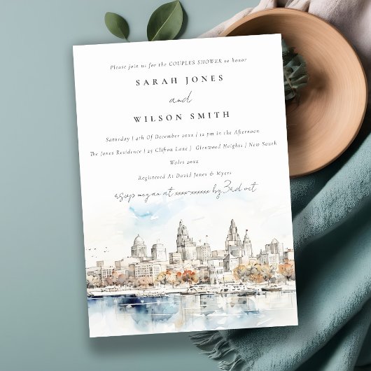 Kansas City Missouri Waterverf Koppels Douche Kaart