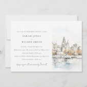 Kansas City Missouri Waterverf repetitie diner Kaart (Voorkant)