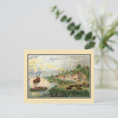 Kansas City MO 1850 (opgericht als stad) Briefkaart (Staand voorkant)