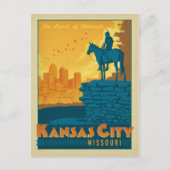 Kansas City, MO Briefkaart (Voorkant)