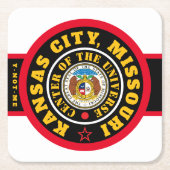 KANSAS CITY, MO. (COU) KARTONNEN ONDERZETTERS (Voorkant)