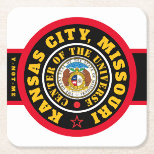 KANSAS CITY, MO. (COU) KARTONNEN ONDERZETTERS