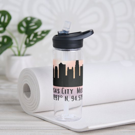 Kansas City MO stadsprofiel  Waterfles (Links)
