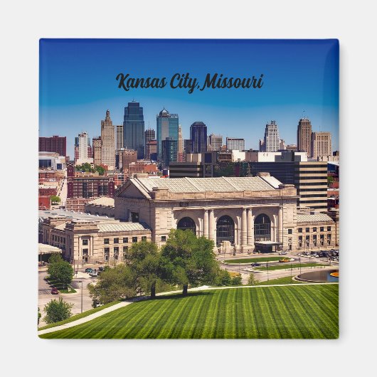 Kansas City, MO Union Station Magneet (Voorkant)