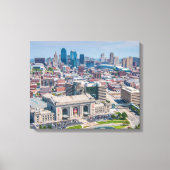 Kansas City Mooie skyline Canvas Afdruk (Voorkant)