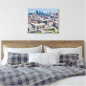 Kansas City Mooie skyline Canvas Afdruk (Insitu (Slaapkamer))