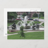 Kansas City Plaza fontain Briefkaart (Voorkant / Achterkant)