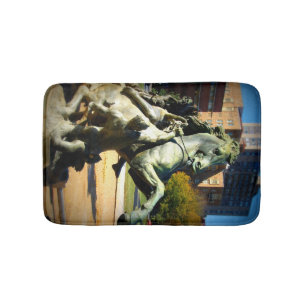 Kansas City Plaza fontain in Autumn Badmat