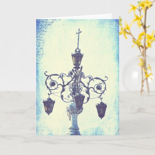 Kansas City Plaza lampjes Kaart (Gele Bloem)