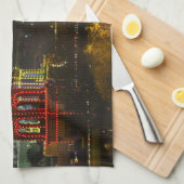 Kansas City Plaza lights Theedoek (Quarter Fold)