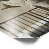 Kansas City Plaza Lion Statue Foto Afdruk (Hoek)