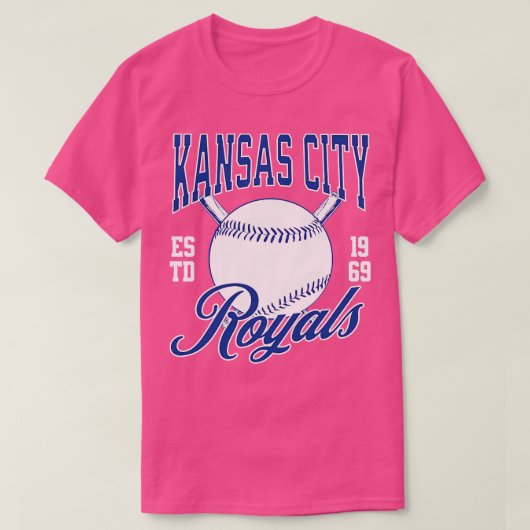 Kansas City Royals Minimalistische Stijl T-shirt (Design voorkant)