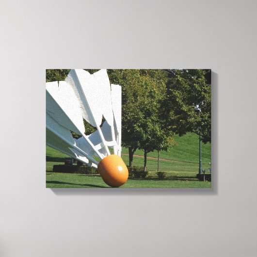 Kansas City Shuttecock Canvas Afdruk (Voorkant)