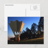 Kansas City Shuttlecock op het Briefkaart Dusk (Voorkant / Achterkant)