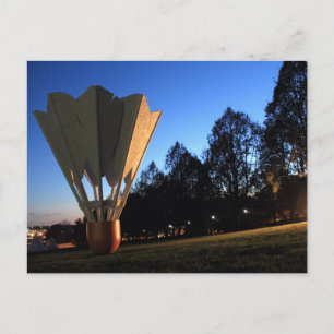 Kansas City Shuttlecock op het Briefkaart Dusk