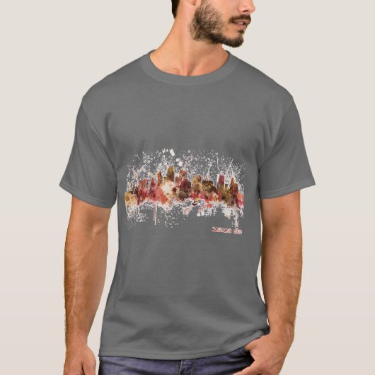 Kansas City Silhouet 1 T-shirt (Voorkant)