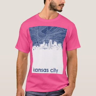 kansas city silhouet 4 t-shirt
