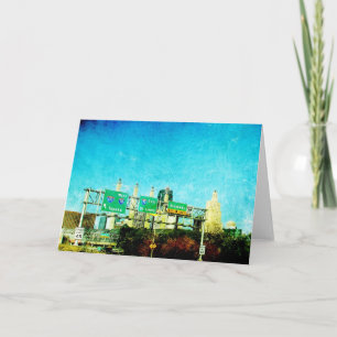 Kansas City Silhouette en Snelheidsbegrenzing 45 Kaart