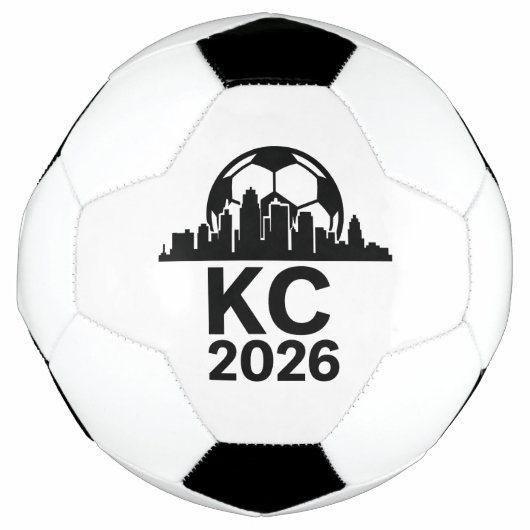 KANSAS CITY SKYLINE 2026 SOCCER VOETBAL (Voorkant)