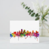 Kansas City Skyline Briefkaart (Staand voorkant)