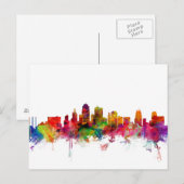 Kansas City Skyline Briefkaart (Voorkant / Achterkant)