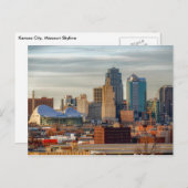 Kansas City Skyline Briefkaart (Voorkant / Achterkant)