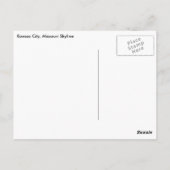 Kansas City Skyline Briefkaart (Achterkant)