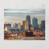 Kansas City Skyline Briefkaart (Voorkant)