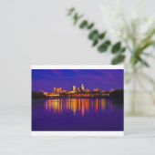 Kansas City Skyline Briefkaart (Staand voorkant)