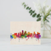 Kansas City Skyline Cityscape Briefkaart (Staand voorkant)