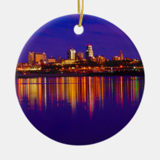 Kansas City Skyline Keramisch Ornament