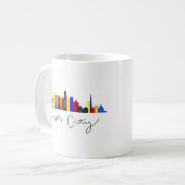 Kansas City Skyline Koffiemok (Voorkant links)