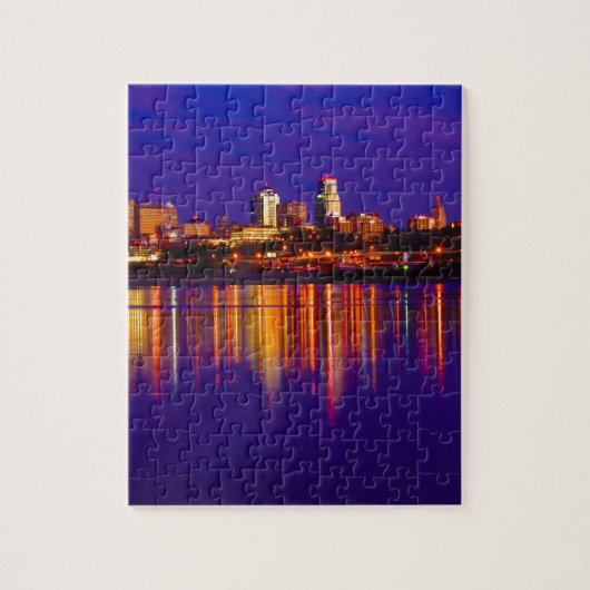 Kansas City Skyline Legpuzzel (Verticaal)