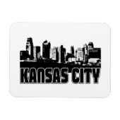 Kansas City Skyline Magneet (Horizontaal)