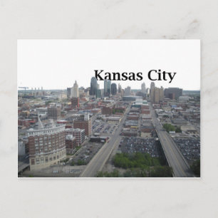Kansas City Skyline met Kansas City in Sky Briefkaart