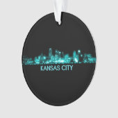 Kansas City Skyline Ornament (voorkant)