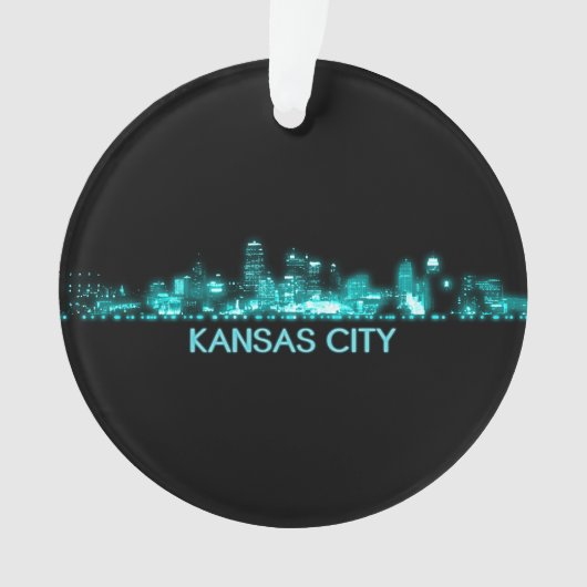 Kansas City Skyline Ornament (voorkant)