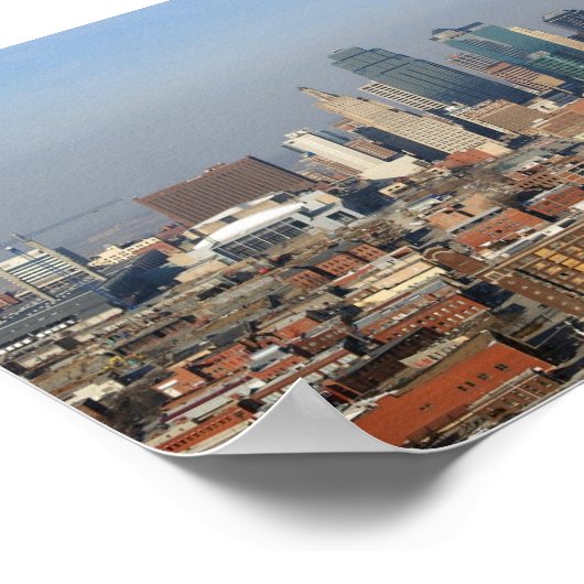 Kansas City Skyline Poster (Hoek)