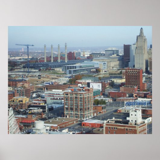 Kansas City Skyline Poster (Voorkant)