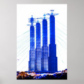 Kansas City Skyline poster (Voorkant)