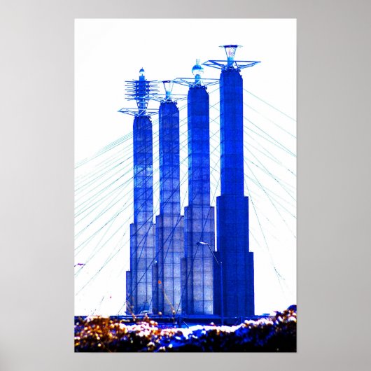 Kansas City Skyline poster (Voorkant)